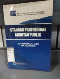 Image of Standar Profesional Akuntan Publik: Seri Kesimpulan Audit dan Pelaporan