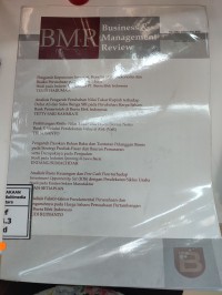 Image of Business & management review vol.1 no.1 Desember 2010