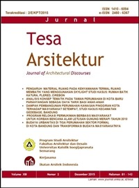 Image of Tesa Arsitektur : Journal of Architectural Discourses Vol. 12 No. 2, Desember 2014