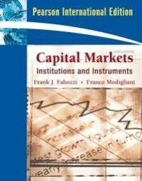 Image of Capital Markets : institutions and instruments. Fourth Edition
