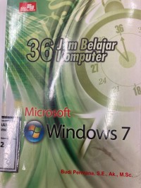 Image of 36 Jam Belajar Komputer Microsoft Windows 7