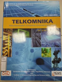 Image of Telkomnika : telecommunication, computing, electronics and control Vol. 15 No. 2, June 2017