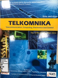 Image of Telkomnika : telecommunication, computing, electronics and control Vol. 15 No. 1, March 2017