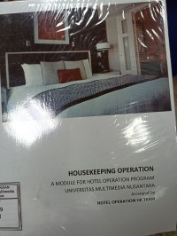 Image of Housekeeping Operation : A module for hotel operation program universitas multimedia nusantara