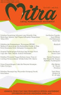 Image of Mitra : Jurnal pemberdayaan masyarakat Vol 2 No. 1 Mei 2018