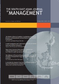 Image of The South east asian journal of management Vol 11 No. 2 October 2017