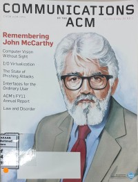 Image of Communications of the ACM : volume 55/2012
