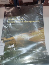 Image of Journal of Logistics and Supply Chain Management Vol. 2 No. 1, February 2009