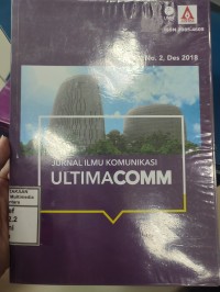 Image of Ultima Comm : Jurnal ilmu komunikasi Vol. 10 No. 2, Desember 2018