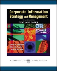 Image of Corporate information strategy and management : text and cases. Seventh Edition