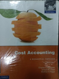 Image of Cost Accounting : a managerial emphasis. Fourteenth Edition