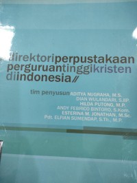 Image of Direktori perpustakaan perguruan tinggi kristen di Indonesia