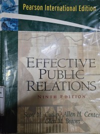 Image of Effective Public Relations. Ninth Edition