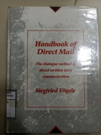 Image of Handbook of direct mail : the dialogue method of direct written sales communication