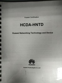 Image of Huawei certification hcda-hntd huawei networking technology and device edition 1.6