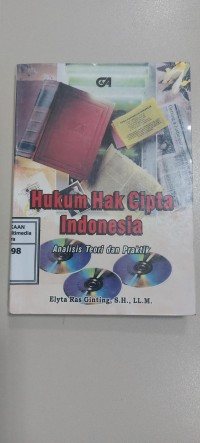 Image of Hukum hak cipta indonesia : analisis teori dan praktik