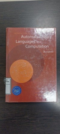 Image of Introduction To Automata Theory, Languages, and Computation. Third Edition