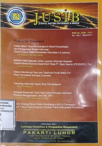 Image of JUSIB : Jurnal Sistem Informasi dan Bisnis