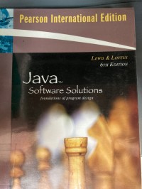 Image of Java software solutions : Foundations of program design. Sixth Edition