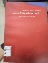 Image of Journal of Information Systems Vol. 9 No. 1, April 2013