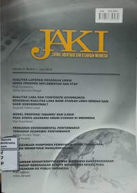 Image of Jurnal Akuntansi dan Keuangan Indonesia Vol. 9 No. 1, Juni 2012