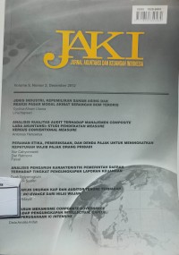 Image of Jurnal Akuntansi dan Keuangan Indonesia Vol. 9 No. 2, Desember 2012