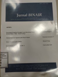 Image of Jurnal BINAIR