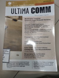 Image of Ultima Comm : Jurnal ilmu komunikasi Vol. 4 No. 1, Juni 2012