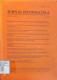 Image of Jurnal Informatika Vol. 11 No. 1, Mei 2012