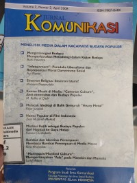 Image of Jurnal Komunikasi Vol. 2 No. 2 April 2008
