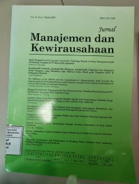 Image of Jurnal Manajemen dan Kewirausahaan Vol. 11 No. 1, Maret 2009