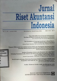 Image of Jurnal Riset Akuntansi Indonesia