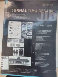 Image of Jurnal Ilmu Desain Vol. 3 No. 1, 2008