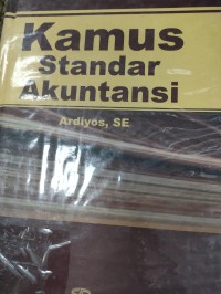 Image of Kamus Standar Akuntansi