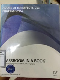 Image of Adobe after effects CS3 professional
