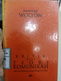 Image of Kritik atas Teori Komunikasi