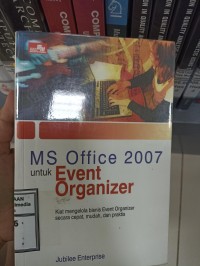 Image of MS Office 2007 untuk Event Organizer