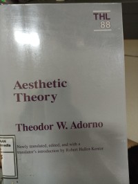 Image of Aesthetic theory