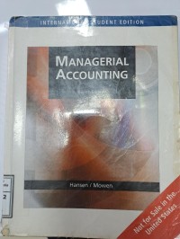 Image of Managerial accounting. Eighth Edition