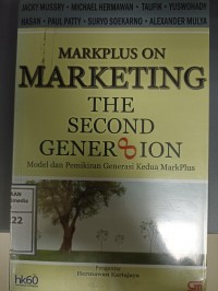 Image of Markplus on Marketing : The Second Generation