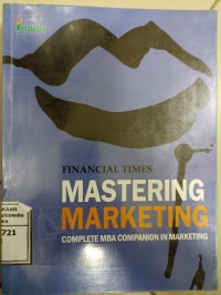 Image of Mastering Marketing