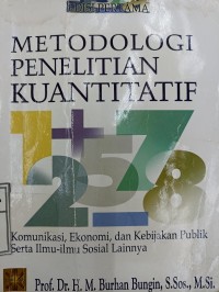 Image of Metodologi Penelitian Kuantitatif edisi pertama