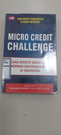 Image of Micro credit challenge: cara efektif mengatasi kemiskinan dan pengangguran di Indonesia