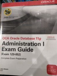 Image of OCA Oracle Database 11g Administration I Exam Guide (Exam 1Z0-052)