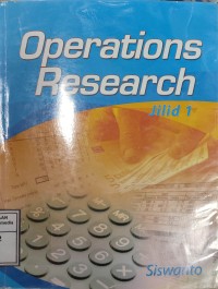 Image of Operations Research, Jilid 1