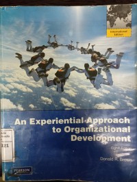 Image of An Experiential Approach To Organizational Development. Eighth International Edition