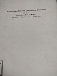 Image of Proceedings of the 8th international workshop on the implementation of logics