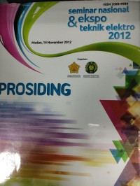 Image of Prosiding seminar nasional dan ekspo teknik elektro 2012 14 November 2012 santika Dyandra Hotel & Covention Medan