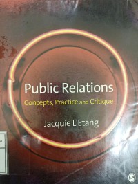 Image of Public relation: concepts, practice and critique