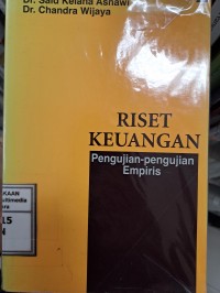 Image of Riset keuangan : Pengujian-pengujian empiris